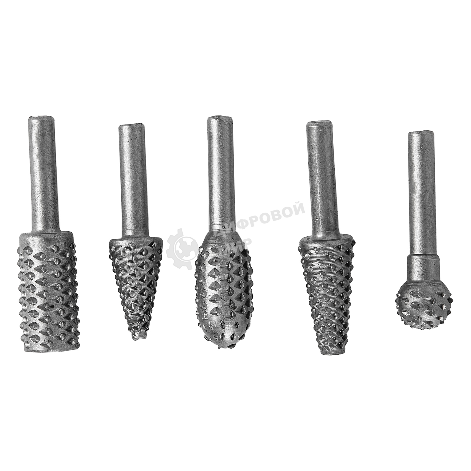 Набор шарошек Matrix по дереву 5шт.