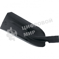 Лопата совковая, 230х280х1400 мм, ребра жесткости, деревянный черенок Россия