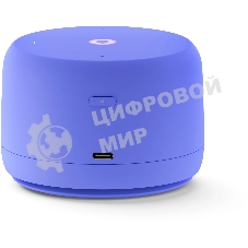 Умная колонка Яндекс Станция Лайт 2 LED, 6Вт, с экраном, 1 динамик, часы, Алиса, BT5.0, Wi-Fi, фиолетовый