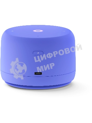 Умная колонка Яндекс Станция Лайт 2 LED, 6Вт, с экраном, 1 динамик, часы, Алиса, BT5.0, Wi-Fi, фиолетовый