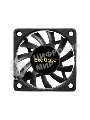 Вентилятор для корпуса ExeGate EX06010S3P-24 черный, 60 мм, 3000 об/мин, 24.1 дБ, 3 pin