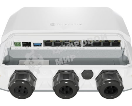 Маршрутизатор/RB5009UPr+S+OUT Wired router 2.5 Gigabit Ethernet, Gigabit Ethernet White