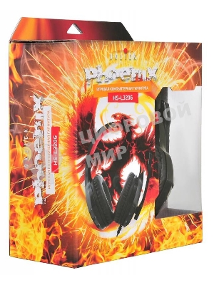 Гарнитура Oklick HS-L320G Phoenix чёрный, проводная, 3.5 мм