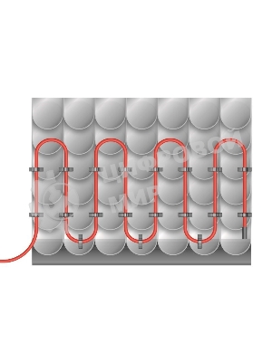 Греющий саморегулирующийся кабель Rexant на трубу Extra Line 25MSR-PB 8M (8м/200Вт)