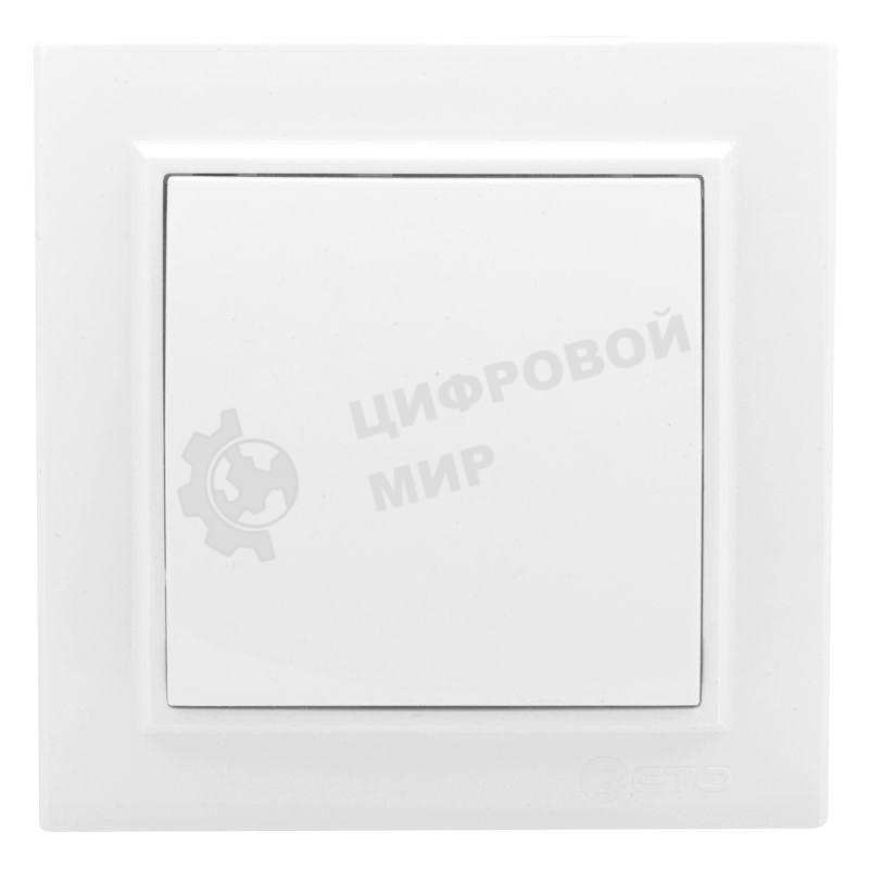 Выключатель 1-клавишный СП,10А, белый EKF Basic Минск