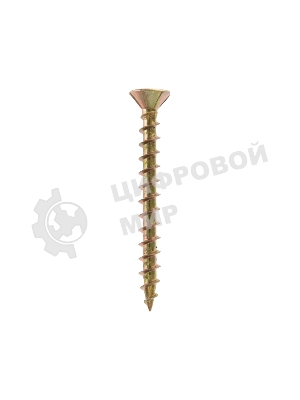 Саморез оконный Kranz острый, 4.1х40, желтый цинк, упаковка поставщика (6 000 шт.)