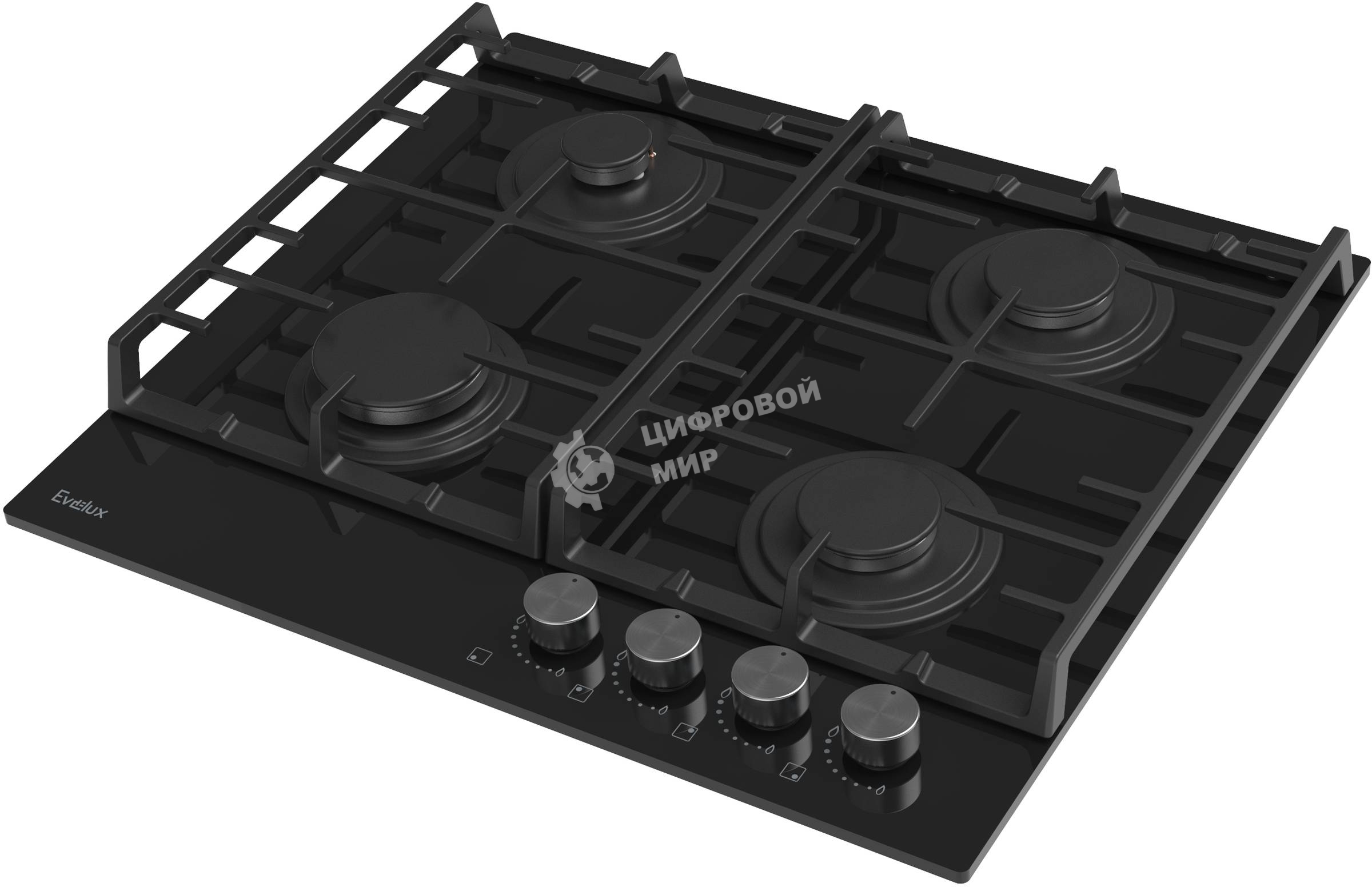 Газовая варочная панель Evelux HEG 600 BG