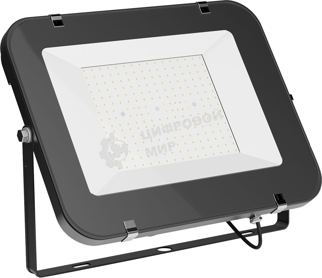 Прожектор светодиодный Gauss Elementary 200W 16800lm 6500К 200-240V IP65 черный LED 1/2