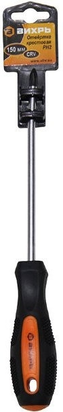Отвертка крестовая ВИХРЬ PH2, 150 мм