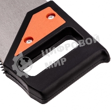 Ножовка по дереву Sparta 400 мм, 5-6 TPI, каленый зуб, пластиковая рукоятка