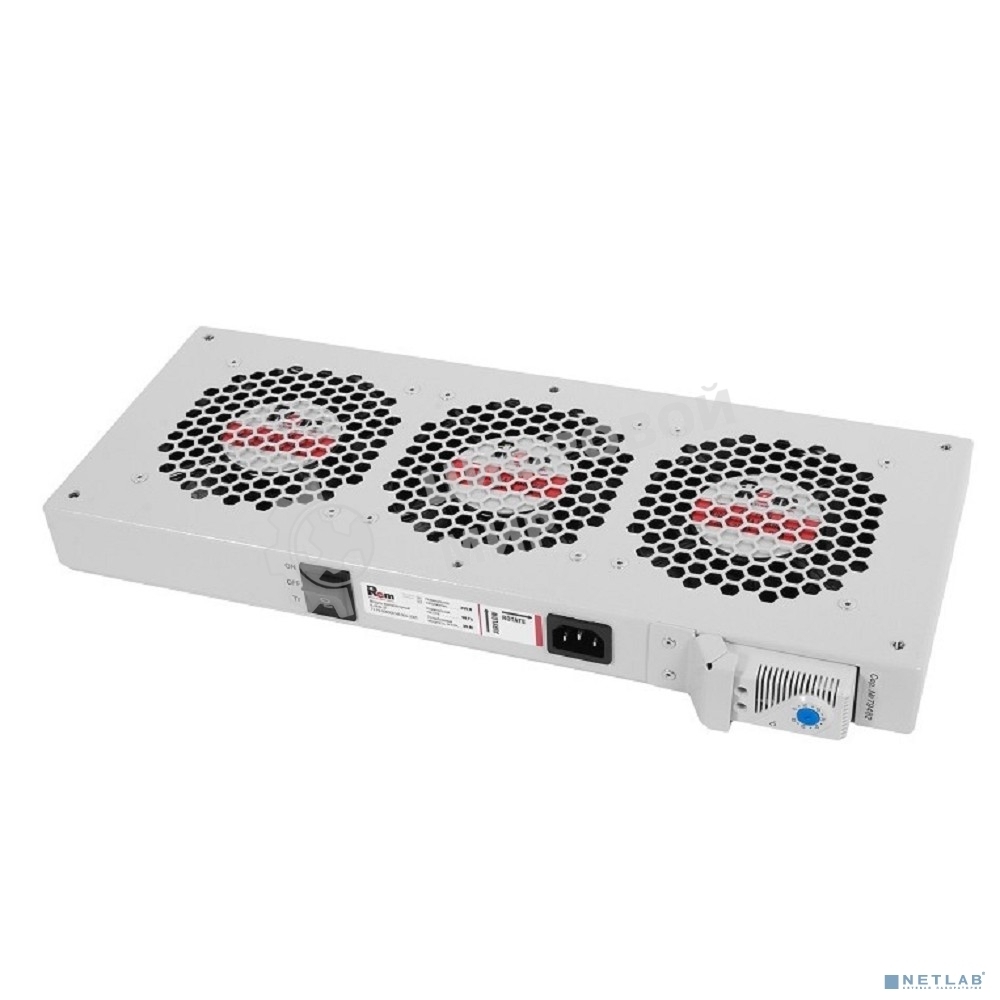 Модуль ЦМО вентиляторный, 3 вентилятора с терморегулятором R-FAN-3T