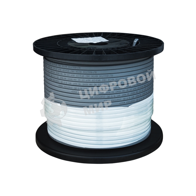 Кабель греющий PROconnect саморегулирующийся 16КНС 2ЛП-65/85, неэкранированный 16Вт/м, 0,5мм2/35м, 300м