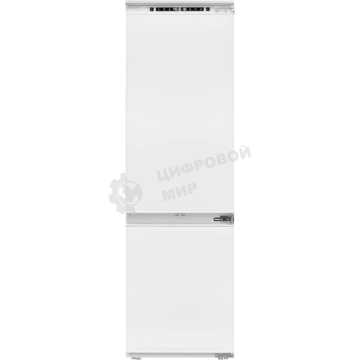 Встраиваемый холодильник Kuppersberg RBN 1760, High-Tech, объем 237 л, скользящий фасад, электронное управление, No Frost, антибактериальный пластик, звуковой сигнал при открытой дверце, перенавешиваемые двери, LED освещение, уровень шума 41 дБ, энергоэфф