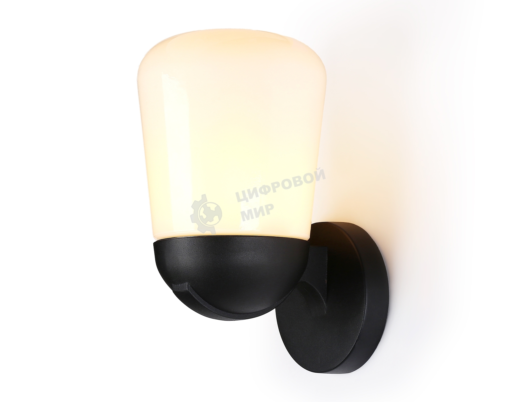 Светильник Ambrella light ST2083 BK/FR черный/белый матовый IP54 E27 max 40W 260*150*185