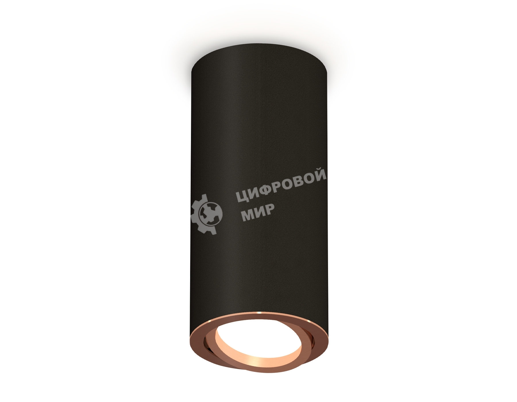 Светильник Ambrella Light XS7443005 SBK/PPG черный песок/золото розовое полированное MR16 GU5.3 (C7443, N7005)