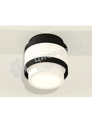 Светильник Ambrella Light XS8432001 SBK/FR черный песок/белый матовый GX53 (C8432, N8401)