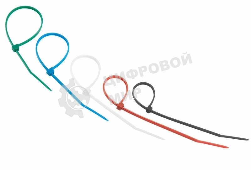 Хомут-стяжкa нeйлонoвая Rexant 150x2,5 мм, цветная, упаковка 25 шт.