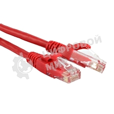 Патч-корд LANMASTER UTP TWT-45-45-0.5-RD вилка RJ-45-вилка RJ-45 cat.5е 0.5м красный ПВХ (уп.:1шт)
