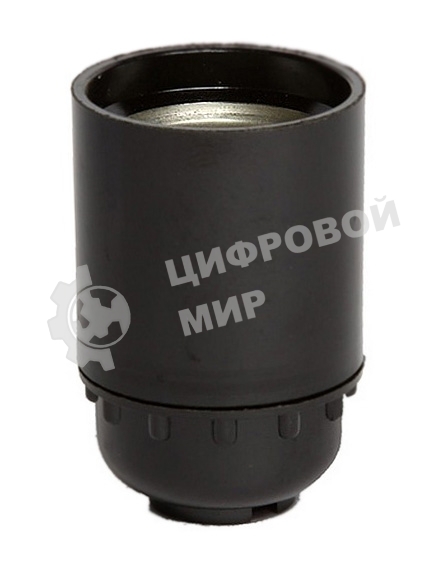 Патрон подвесной карболитовый Iek EPK10-04-01-K01 Пкб27-04-К01, Е27, черный, стикер на изделии, IEK