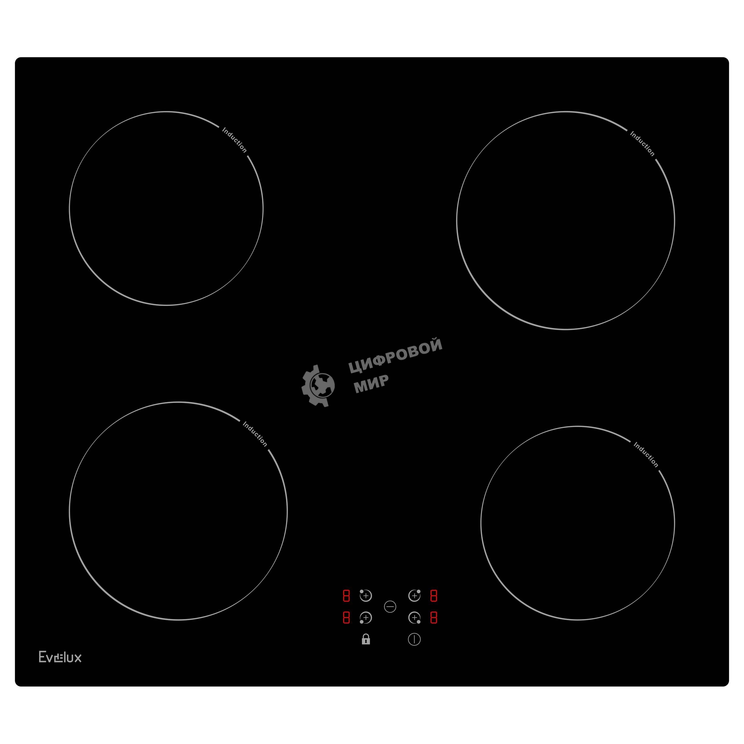 Индукционная варочная панель Evelux HEI 640 B
