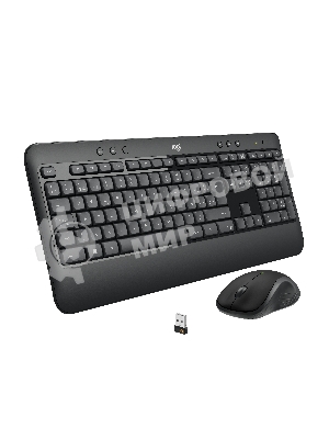 Комплект клавиатура+мышь Logitech MK540 беспроводной, USB, 1000 DPI, чёрный
