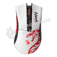 Мышь беспроводная A4Tech Bloody R90 Plus Naraka белый, 5000 dpi, USB Type-A, радиоканал, кнопки - 8 Мышь беспроводная A4Tech Bloody R90 Plus Naraka белый, 5000 dpi, USB Type-A, радиоканал, кнопки - 8