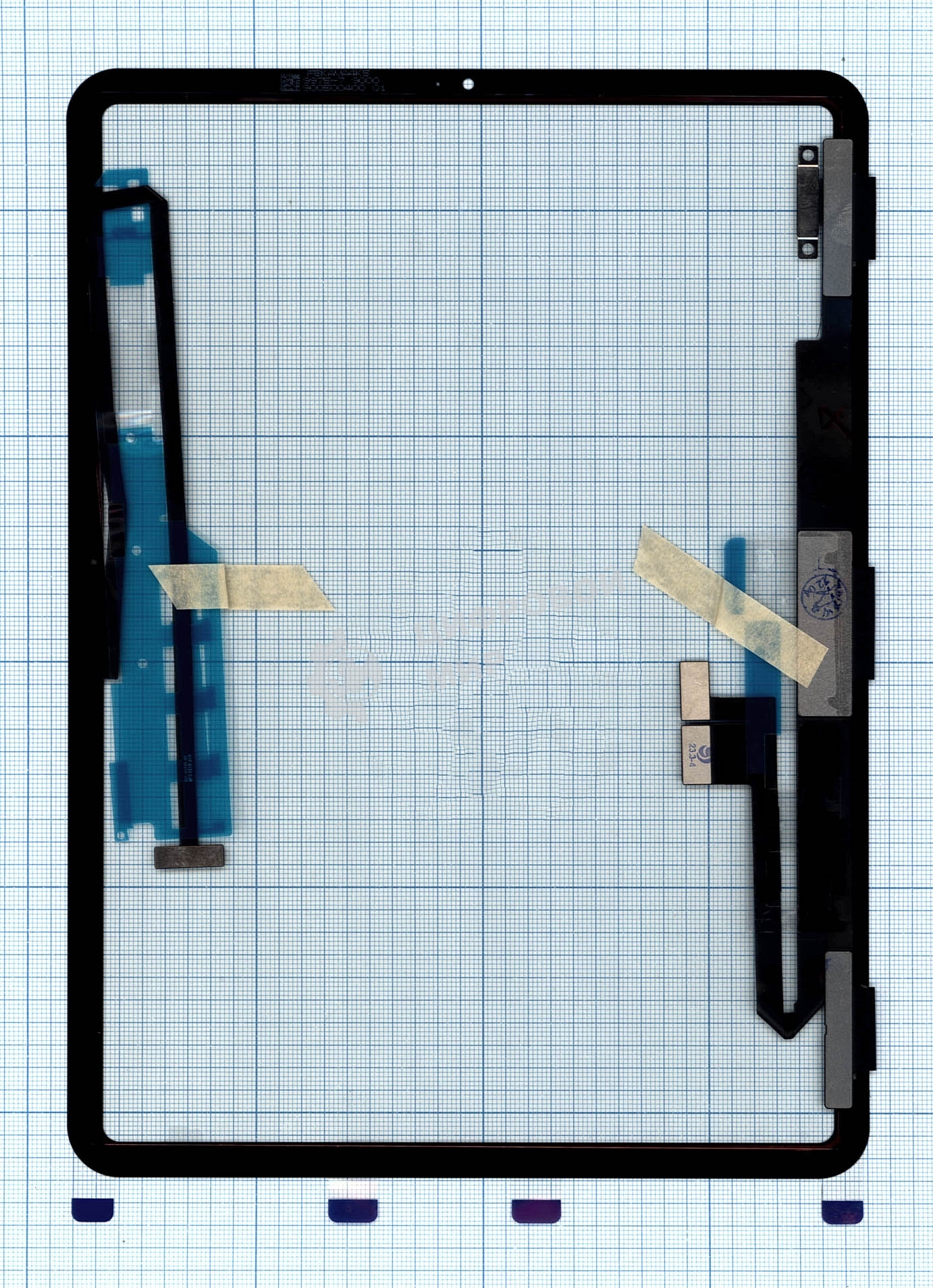 Сенсорное стекло (тачскрин) для Apple iPad Pro 11.0 2020 (A2068, A2230, A2228) черное