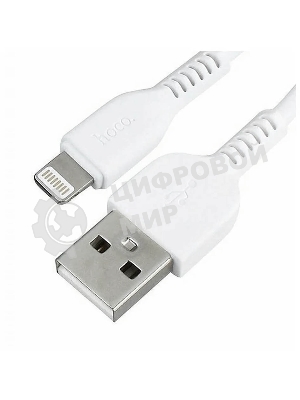 Кабель HOCO USB X20 Flash, USB - Lightning, 2А, 1м, белый