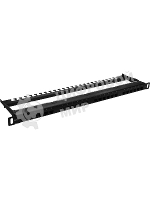 Патч-панель высокой плотности 19', 24хRJ-45, UTP, Cat.5e, 0,5U