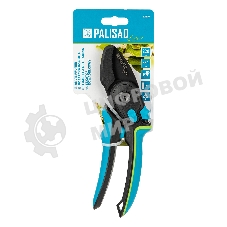 Секатор с наковальней Palisad LUXE 220 мм, регулировка захвата, трехкомпонентные рукоятки