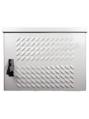 Шкаф уличный всепогодный укомплектованный настенный ЦМО ШТВ-НН, IP54, 12U, корпус: сталь нержавеющая, 600х600х500 мм (ВхШхГ), серый