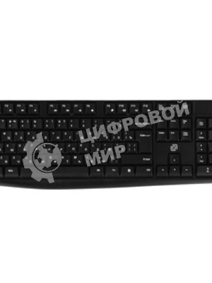 Комплект клавиатура+мышь Oklick S260W беспроводной, USB, 1600 DPI, чёрный