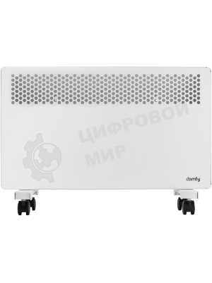 Конвектор электрический Domfy DCW-CH1015 белый, 1500 Вт, 20 м2, термостат
