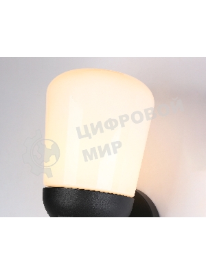 Светильник Ambrella light ST2083 BK/FR черный/белый матовый IP54 E27 max 40W 260*150*185