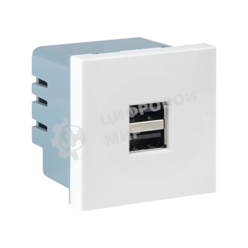 Розетка PROxima USB, сила тока 2.1 А (2 гнезда) без индикатора