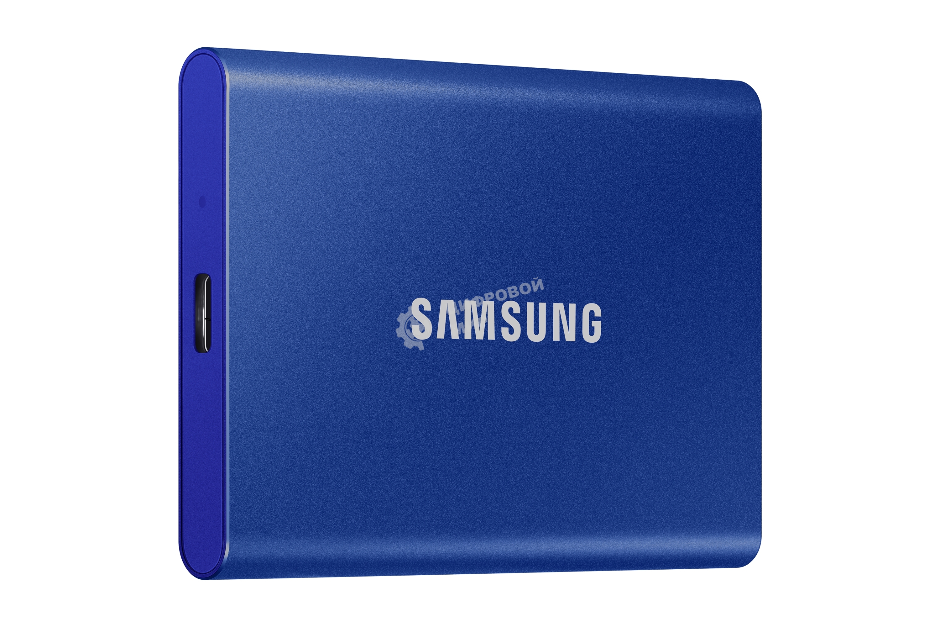 Внешний SSD Samsung T7, 1TB, USB 3.2 Gen 2 Type-C, R/W 1050/1000, синий