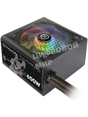Блок питания Thermaltake Toughpower GX1 RGb (PS-TPD-0600NHFAGE-1), 600Вт,80 PLUS Gold, 120мм. черный