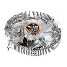 Кулер для процессора ExeGate EE90-PWM серебристый, 90 мм, алюминий, 2400 об/мин, 22 дБ, 4 pin, 75 Вт, 46 мм
