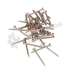 Саморез оконный Kranz острый, 4.1х40, желтый цинк, упаковка поставщика (6 000 шт.)