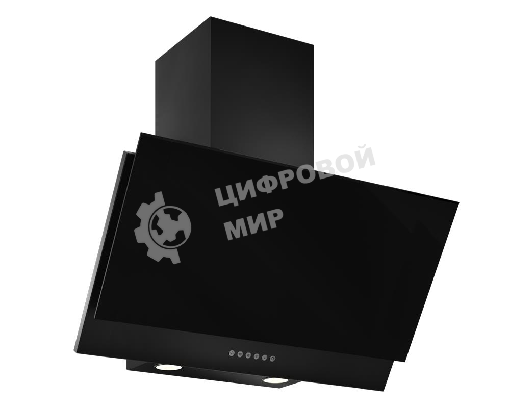 Вытяжка наклонная Elikor Рубин S4 90П-700-Е4Д чёрный, 90 см, 700 м³/ч, 52 дБ
