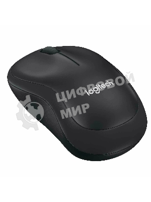 Мышь беспроводная Logitech M220 SILENT черный/серый, 1000 dpi, радиоканал, USB, кнопки - 3