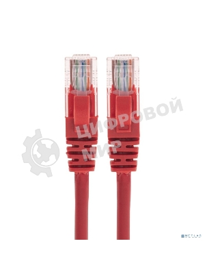 Патч-корд U/UTP Rexant cat.6, RJ45-RJ45, неэкранированный, 26AWG, LSZH, красный, 2 м