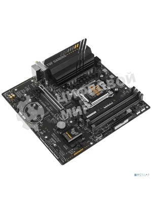 Материнская плата ASUS TUF GAMING A620M-PLUS WIFI, AM5, AMD A620, 4xDDR5, 4xSATA, 2xM.2, 1xPCIe 4.0 x16, 2xPCIe x1, 2xDP, 1xHDMI, 1x 2.5Gb LAN, 4xUSB-A 2.0, 2xUSB-A 3.2 Gen 1, 3x3.5 мм, 7.1, mATX
