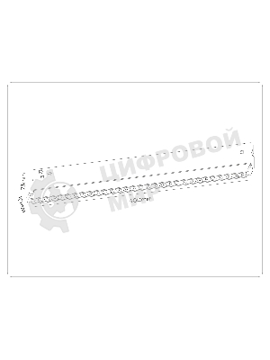Трековый светильник GL2365 BK черный IP20 20W 3CCT 3000-6400K 48V 400*10*73
