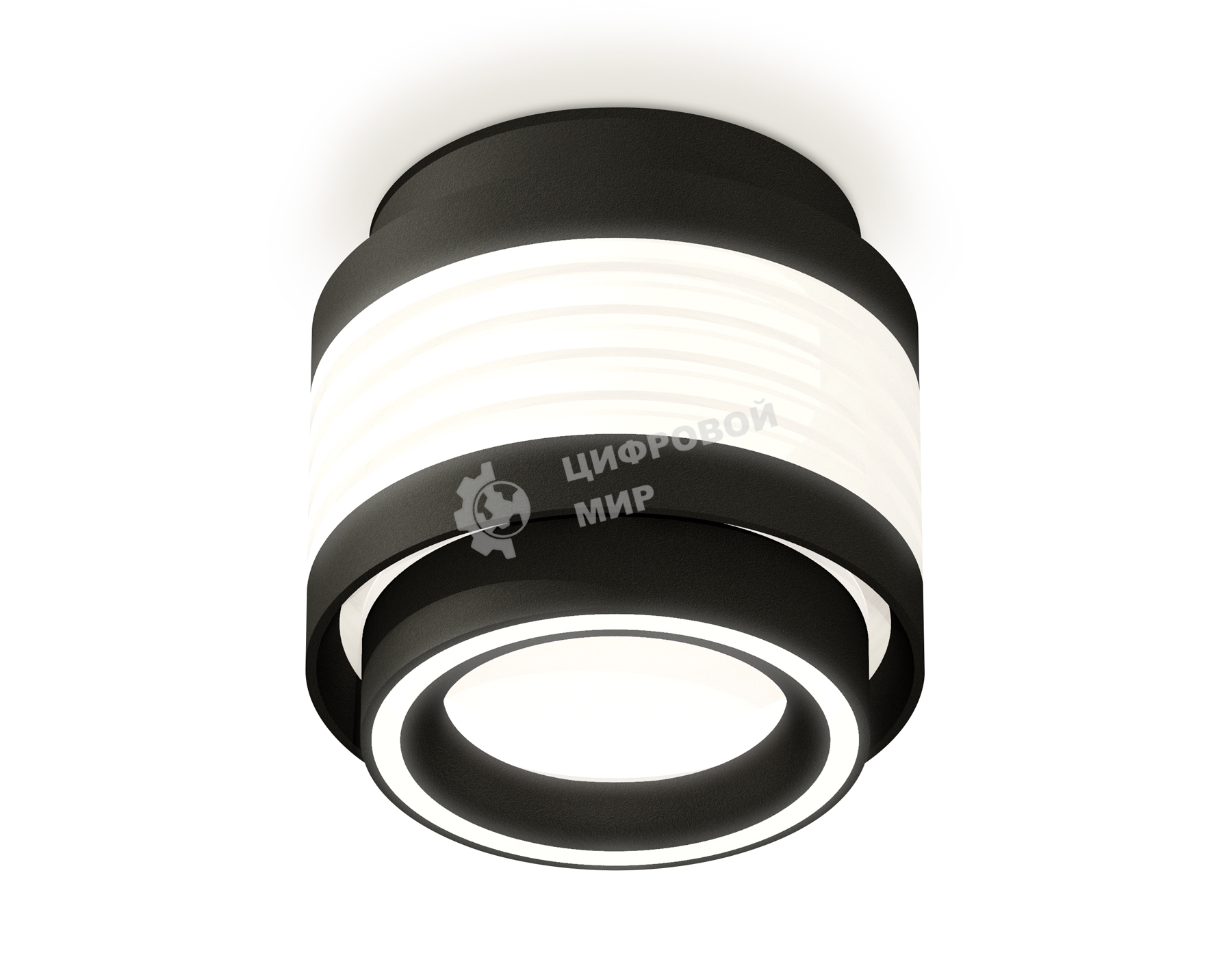Светильник Ambrella Light XS8432002 SBK/FR черный песок/белый матовый GX53 (C8432, N8434)