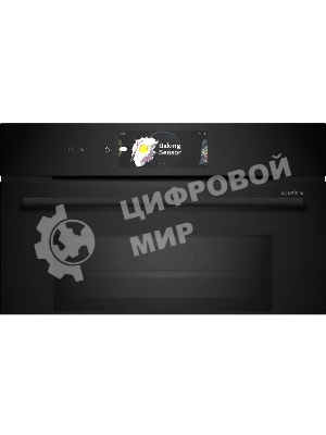 Встраиваемый духовой шкаф Bosch CMG978NB1 Accent line с микроволновой печью и 22 типами нагрева, 45.5x59.5x54.8 см, 45л, дисплей,инвертор,SoftClose и SoftOpen, Bosch Assist, черный. Телескопические направляющие 1 уровень,пиролитическая очистка,многоточечный термощуп PerfectRoast
