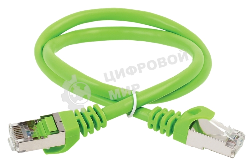 Коммутационный шнур ITK (патч-корд), cat.5e FTP, 3м, зеленый