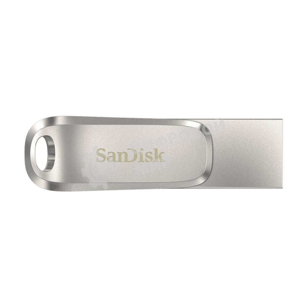 Флешка USB SanDisk Ultra Dual Luxe (SDDDC4-128G-G46), 128Gb, USB 3.1/USB Type-C, R/W 150/40, серебристый