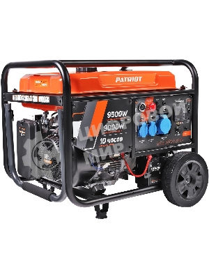 Электрогенератор бензиновый Patriot GRA 9500AWS, 9.5 кВт, 75 дБ, 101 кг