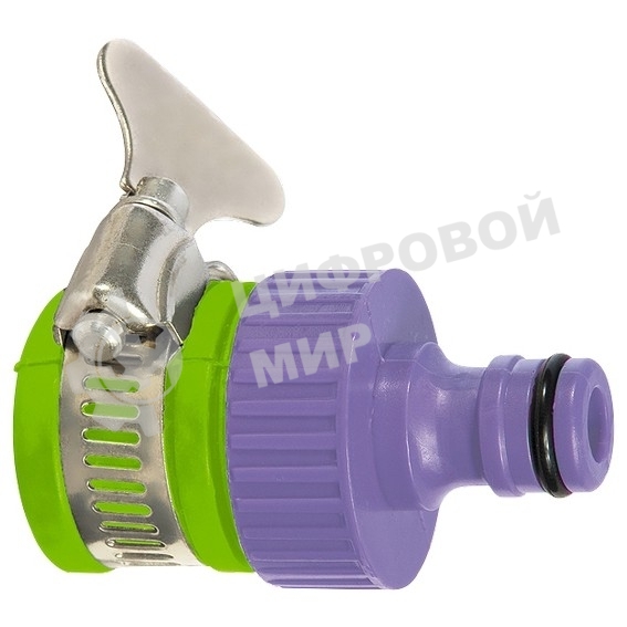 Адаптер Palisad пластмассовый 3/4 с внешним хомутом